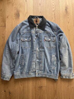 STUSSY X LEVI'S Denim Embossed Jacket